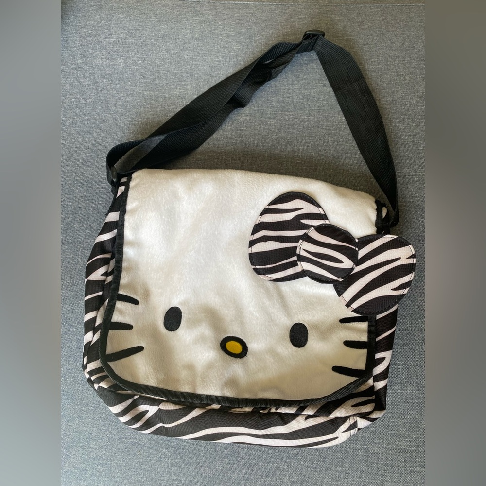 Hello kitty cross body backpack